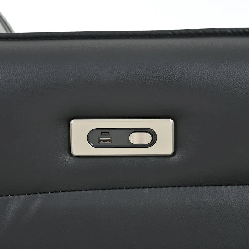 270 Polohovací křeslo s elektrickým ovládáním, funkcí otáčení a USB porty