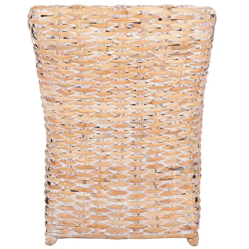 Proutěné křeslo Wingback v barvě Washed Brown - 26Š x 23H x 34V