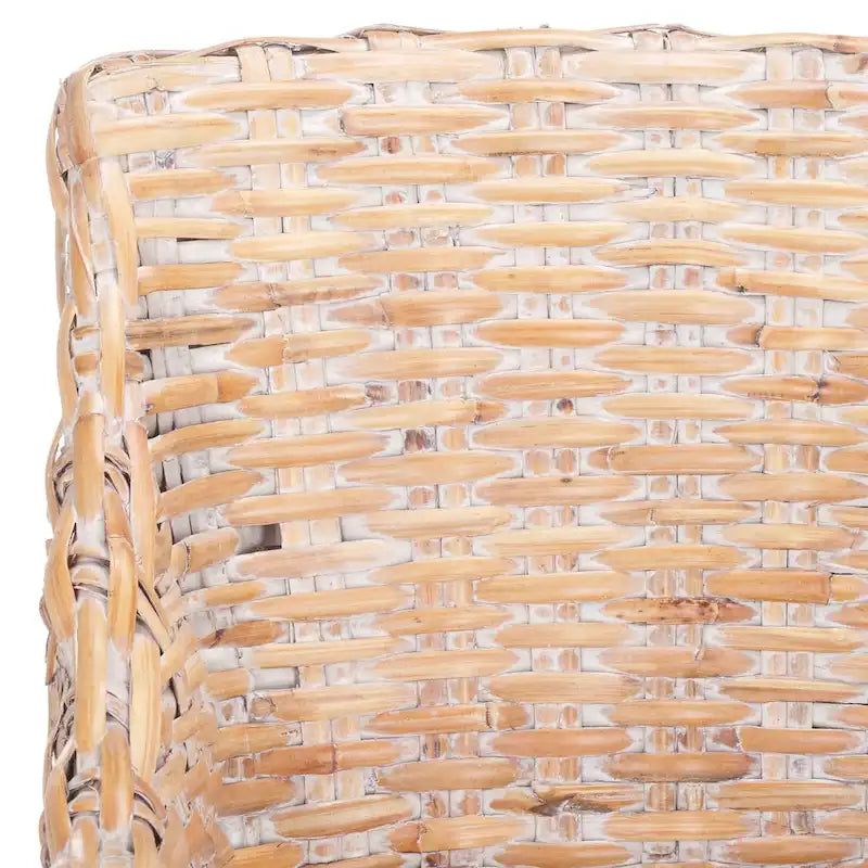 Proutěné křeslo Wingback v barvě Washed Brown - 26Š x 23H x 34V