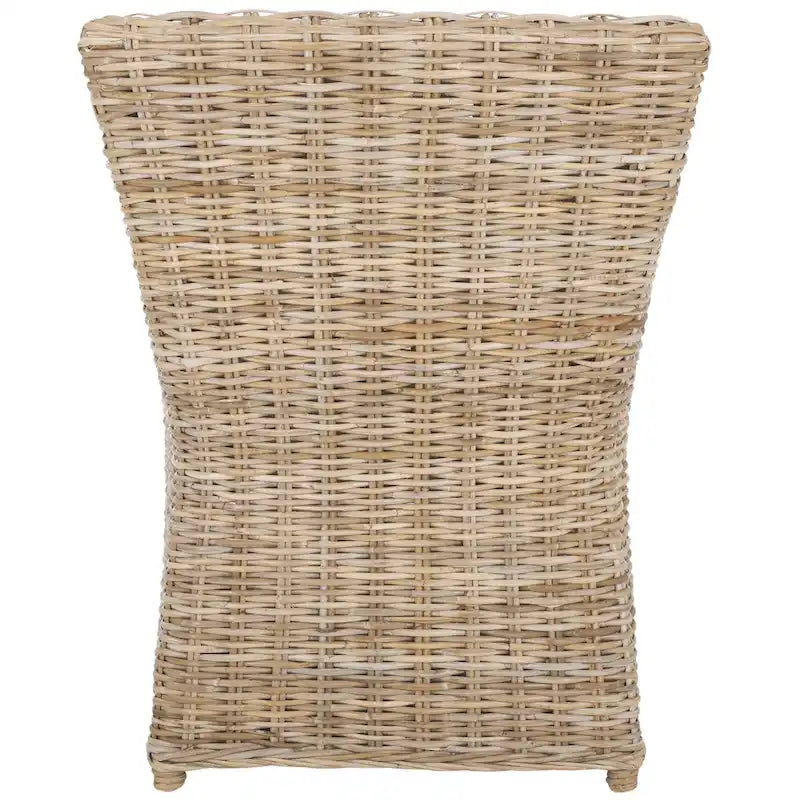 Proutěné křeslo Wingback v barvě Washed Brown - 26Š x 23H x 34V
