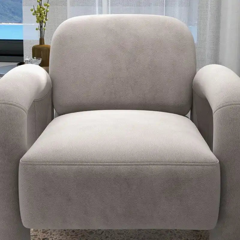 Sametové čalouněné křeslo do obývacího pokoje ve stylu Mid-Century Modern